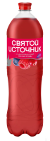 Вода Святой Источник с соком лесные ягоды газированная, 1л
