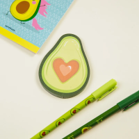 Блок для записей с клейким краем Meshu Avocado, 83х60мм, 50 листов