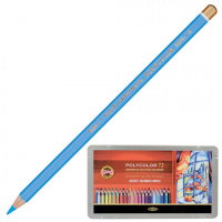 Набор цветных карандашей Koh-I-Noor Polycolor 3827 72 цвета, метал. пенал