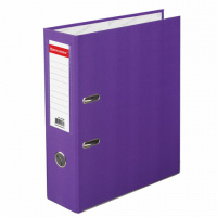 Папка-регистратор А4 Brauberg с уголком фиолетовая, 80мм