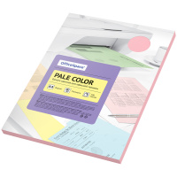 Бумага цветная OfficeSpace 'Pale Color', A4, 80 г/м?, 100л., (розовый)