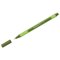 Ручка капиллярная Schneider Line-Up оливковая, 0.4мм, салатовый корпус