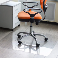 Коврик защитный напольный BRABIX, эконом, ПЭТ, 100х120 см, глянец, 0,5 мм, рулон в коробе, 701979