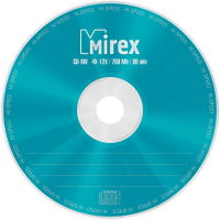 Диск CD-RW Mirex 700Mb, 4x-12x, Cake, UL121002A8L, 10шт/уп