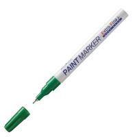 Маркер-краска Munhwa Extra Fine Paint Marker зеленый, 1мм, пулевидный наконечник, нитро-основа