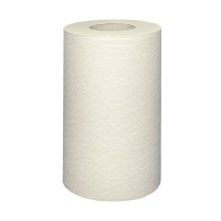 Бумажные полотенца Merida Оптимум Мини BP3302, в рулоне, белые, 100м, 1 слой, 12 рулонов