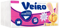 Салфетки сервировочные Veiro 24х24см, белые, 200шт