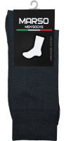 Носки мужские Marso Гладь НММ-0001 хлопок-полиамид черные, 39-41
