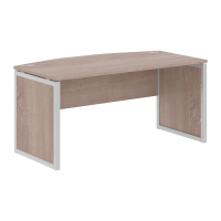 Стол руководителя XQPET 169 Дуб Сонома/Алюминий 1600х867х750 XTEN-QP