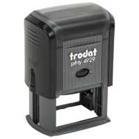 Оснастка для прямоугольной печати Trodat 50х30мм, черная, 53063