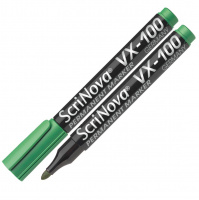 Маркер перманентный Scrinova Permanent VX-100 зеленый