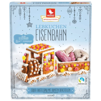 Набор новогодний Weiss Lebkuchen Eisenbahn Пряничный поезд, 1.035кг