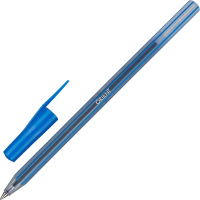 Шариковая ручка Ico Orient синяя, 0.5мм, синий корпус