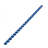 Пружины для переплета пластиковые Fellowes синие, на 2-30 листов, 6мм, 100шт, кольцо, FS-53451