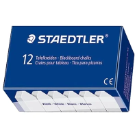 Мелки для доски Staedtler белые, 12шт