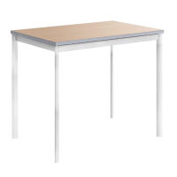 Стол прямой Skyland Imago-S СП-1.1S, клен/белый полуматовый, 900х600х755мм