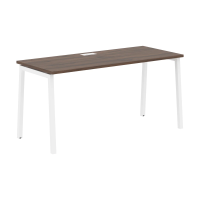 Стол прямой ELST 1567 Дуб Денвер тёмный/Белый 1560х670х750 EDIS
