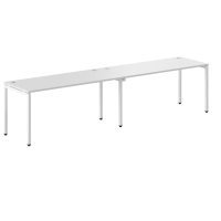 Стол на 2 рабочих места Skyland Xten-S XWST 3270, двухместный, белый/белый полуматовый, 1600х700х750мм