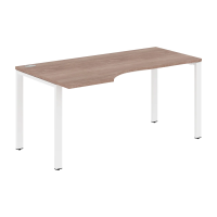 Стол эргономичный XS6CET 169(L) Дуб Сонома/Белый 1600х900х750 XTEN-S60
