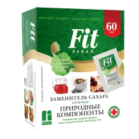 Заменитель сахара Fit Parad №7 саше, 1г x 60шт