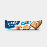 «BabyFox», вафельный батончик Creamy White, 18,2 г (упаковка 24 шт)