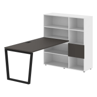 Рабочая станция EVRST 1215 Мокко/Черный 1990х1250х1355 EDIS