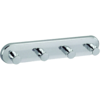 Полотенцедержатель Nofer 4 крючка, глянцевый, 16507.В