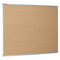 Доска пробковая Boardsys 100х60 см, коричневая, металлическая рамка