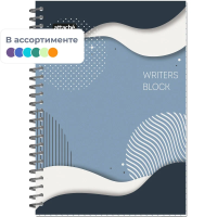 Бизнес-блокнот Attache Графити, А5, 120 листов, в клетку, на спирали