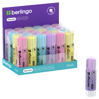 Клей-карандаш Berlingo Aqua 15г, цветной