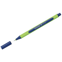 Ручка капиллярная Schneider Line-Up темно-синяя, 0.4мм, салатовый корпус