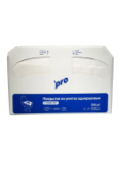 Индивидуальные покрытия на унитаз Protissue С389 белые, 250шт