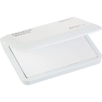 Подушка штемпельная настольная Make1 белая 9х5см