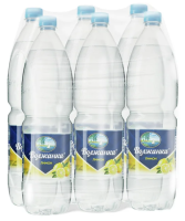 Вода Волжанка с лимоном питьевая негазированная, 1.5л x 6 шт