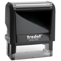Оснастка для прямоугольной печати Trodat Printy 64х26мм, черная, 4914