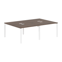 Стол 4-х местный EUWST 2316 Дуб Денвер тёмный/Белый 2326х1606х750 EDIS