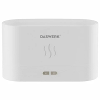 Увлажнитель воздуха 'Камин', эффект пламени, 180 мл, Аромамасло в ПОДАРОК, белый, DASWERK, 456846