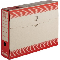 Архивный короб Attache красный, 256х322х75 мм