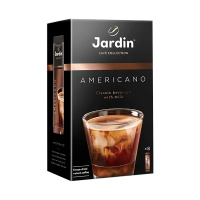 Кофе порционный Jardin Americano (Американо) 3в1 8шт х 15г, растворимый, коробка