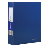 Файловая папка Brauberg Бюджет синяя, А4, на 80 файлов