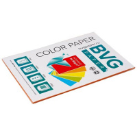 Цветная бумага для принтера Bvg интенсив оранжевая, А4, 50 листов, 80г/м2