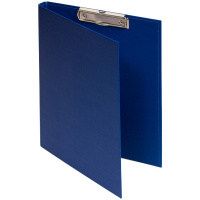 Пластиковая папка с зажимом Officespace синяя, А4, бумвинил