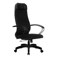 Кресло офисное Метта Комплект 27 ткань-сетка, черный, крестовина пластик