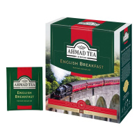 Чай Ahmad English Breakfast (Английский Завтрак), черный, 100 пакетиков