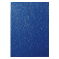Обложки для переплета картонные Gbc LeatherGrain синие, А4, 250 г/кв.м, 100шт