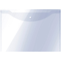 Пластиковая папка на кнопке Officespace прозрачная, А3