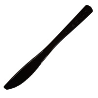 Нож одноразовый Plma черный, 20см, 50шт/уп