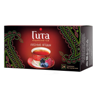 Чай Принцесса Гита Лесные ягоды, черный, 24 пакетика
