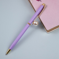 Ручка шариковая автоматическая MESHU 'Lilac jewel' синяя, 1,0мм