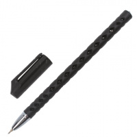 Шариковая ручка Brauberg Orient черная, 0.35мм, черный корпус